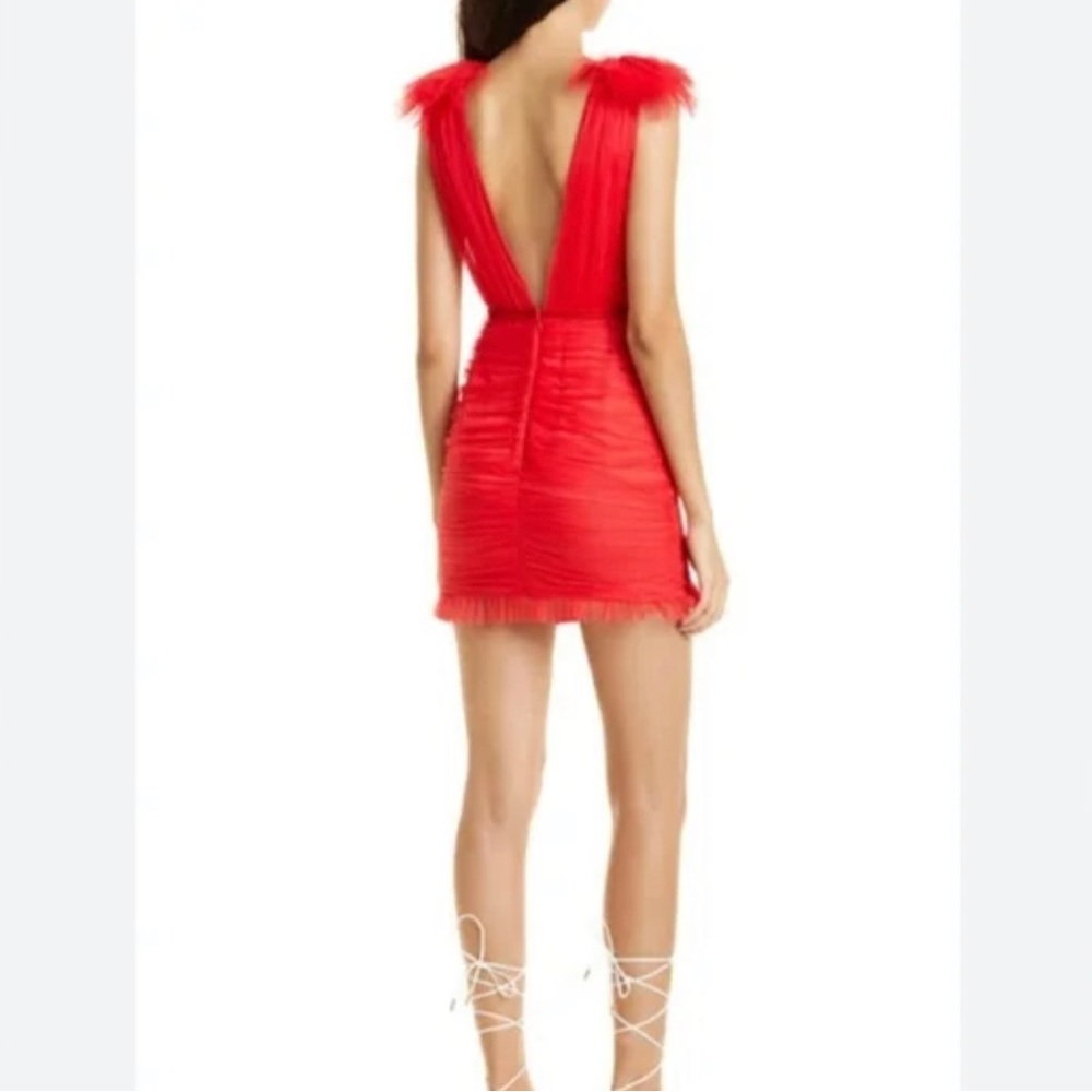 Sau Lee Harlie Dress- Red - New with Tags - Picture 3 of 5